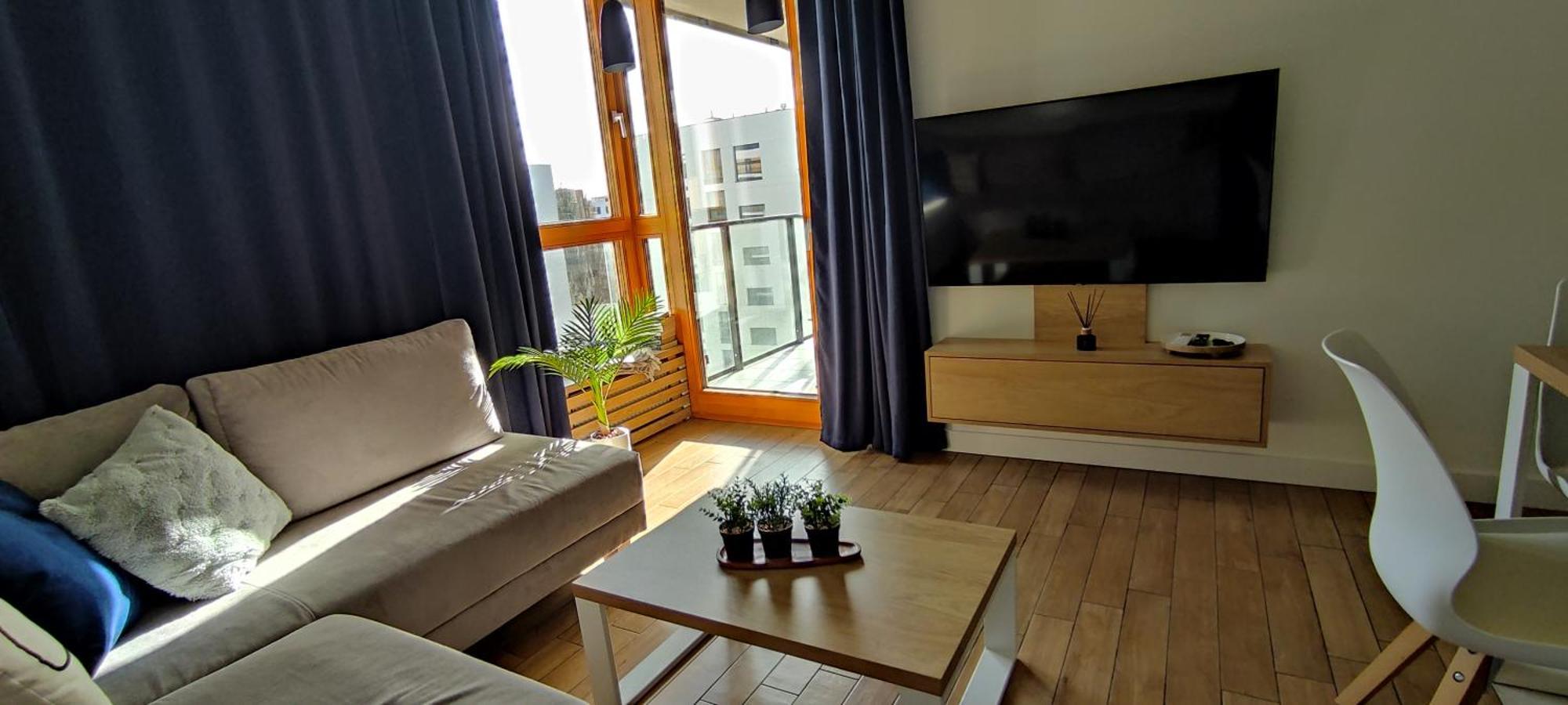 Wola Blue Modern Apartment Warszawa Exteriör bild