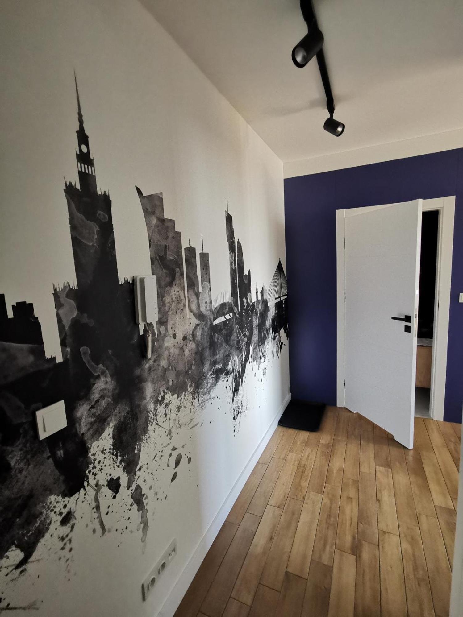 Wola Blue Modern Apartment Warszawa Exteriör bild