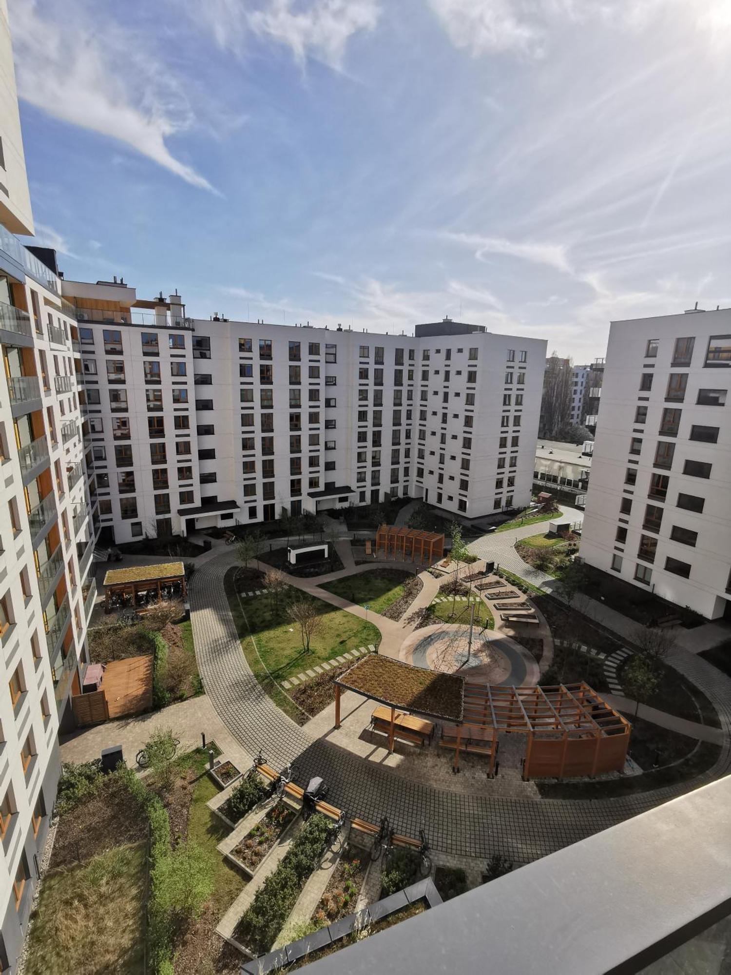 Wola Blue Modern Apartment Warszawa Exteriör bild